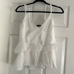 Paige ruffle tank top
